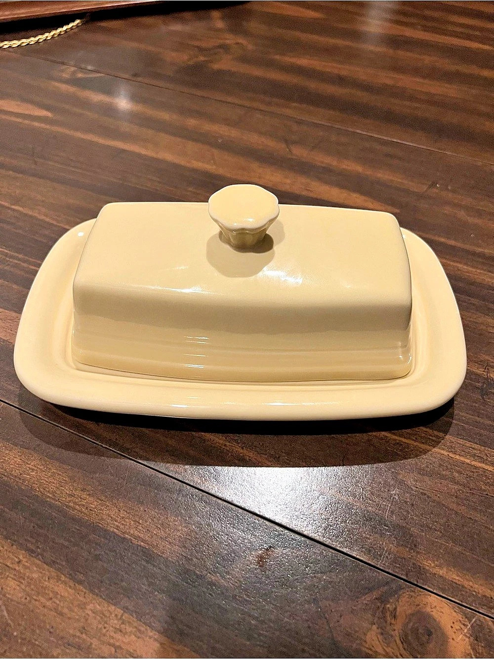 Fiesta XL Covered Butter Dish in Yellow